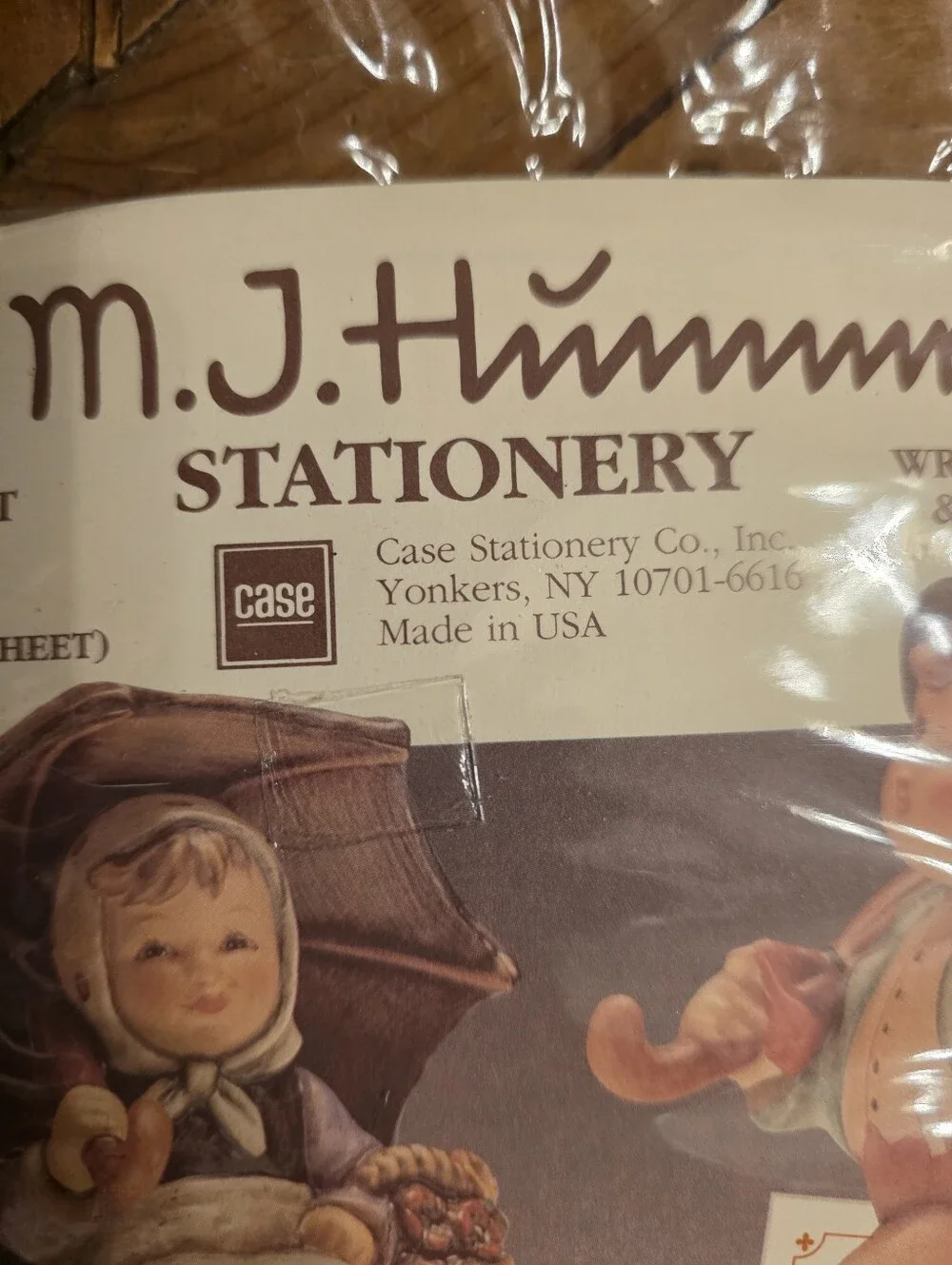 M.J. Hummel Stationery Writing Sheets & Envelopes - Vintage 1992 Made In USA